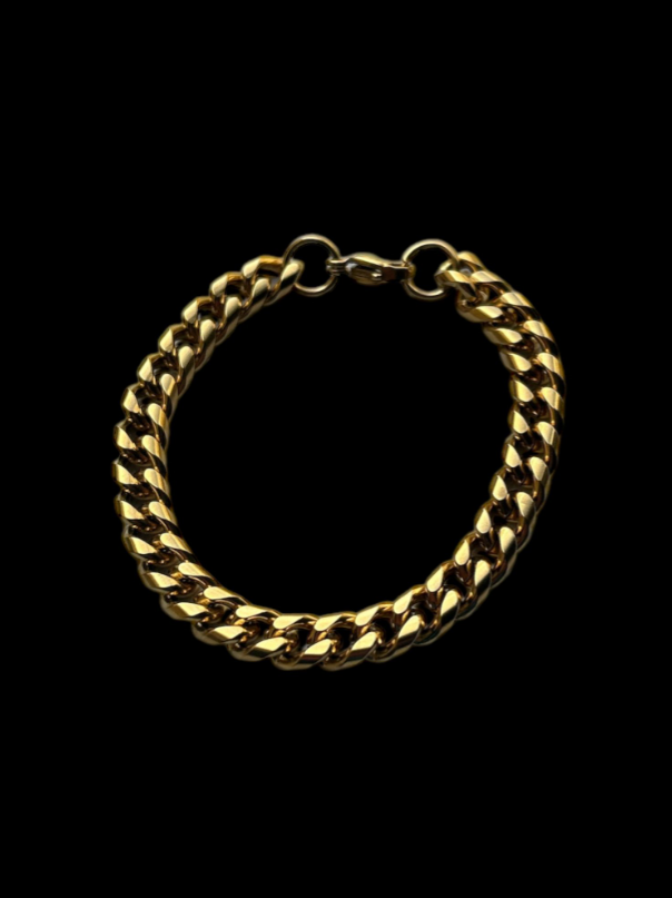 Gold Cuban Bracelet 5mm