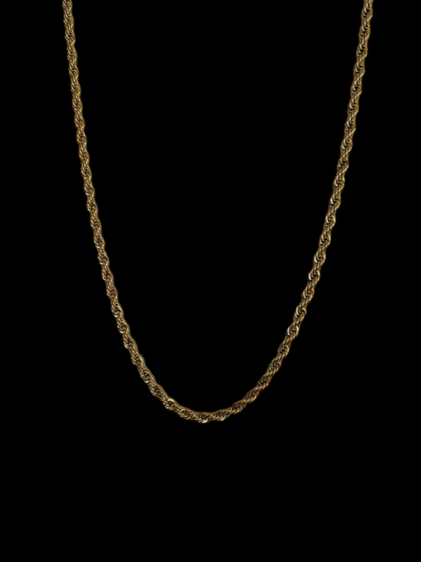 Rope Gold Chain Necklace