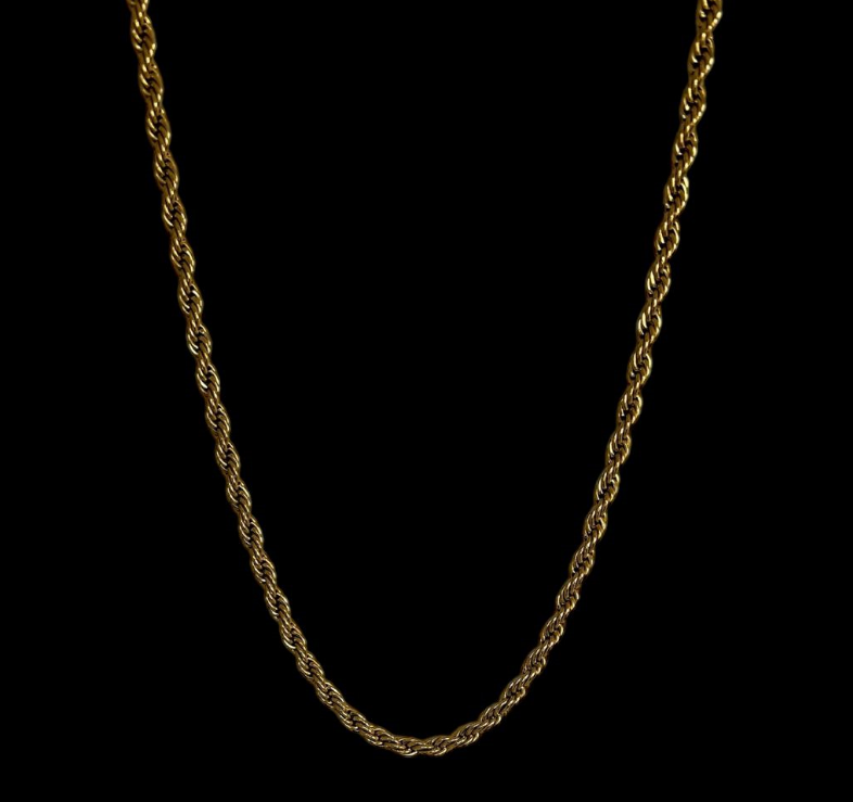 Rope Gold Chain Necklace