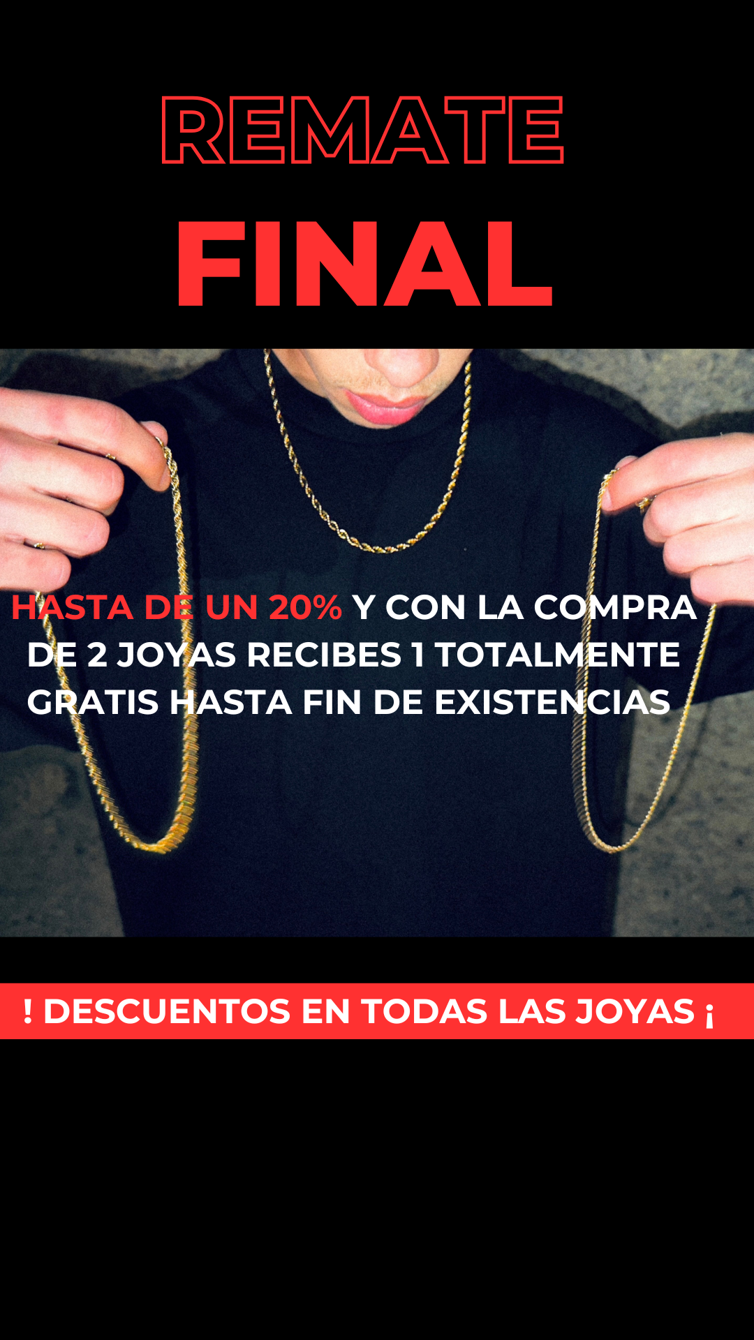JOYAS CON 20% DE DESCUENTO