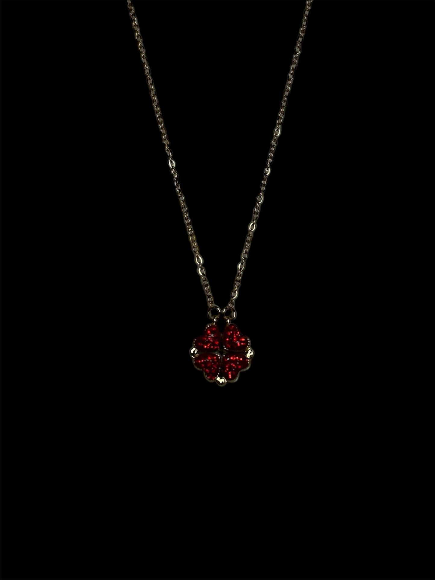 Magnetic heart necklace