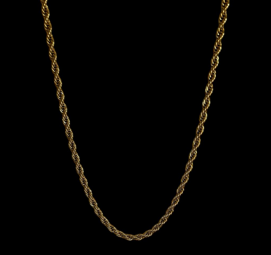 Rope Gold Chain Necklace