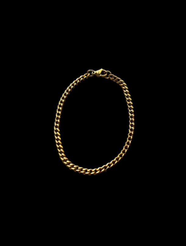Gold Cuban 3mm