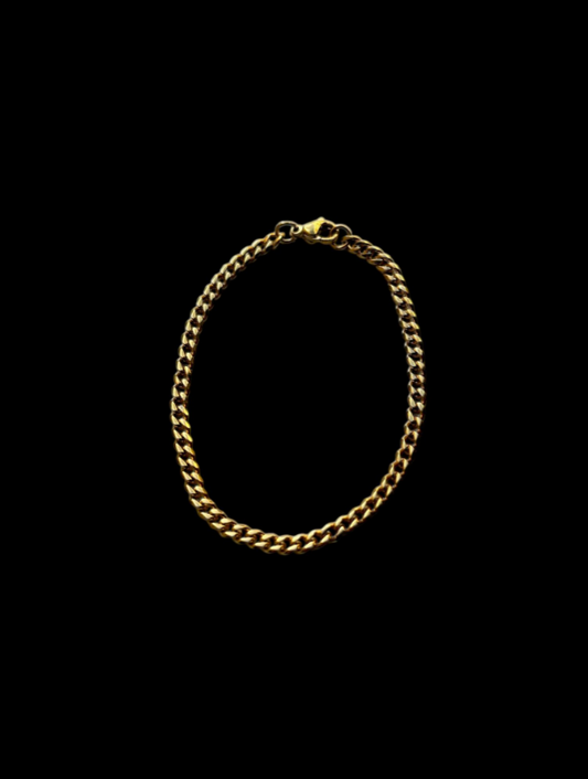 Gold Cuban 3mm